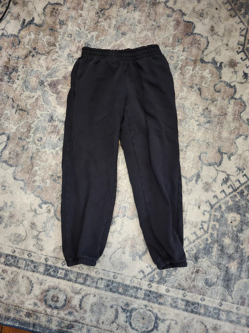 Athleta Girls Solid Black Jogger Sweatpants